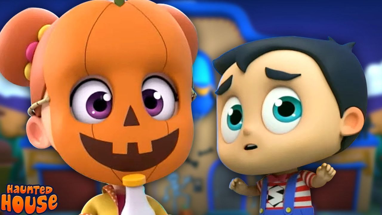 Knock Knock Who Is There, Spooky Video and Scary Song for Babies