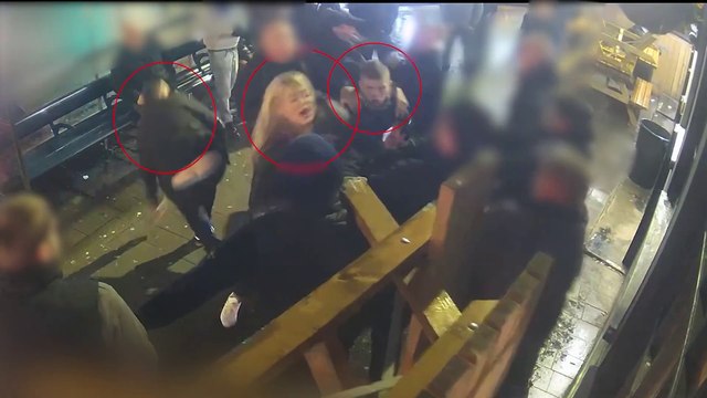 Watch shocking footage of pub brawl after Brighton and Hove Albion beat Crystal Palace