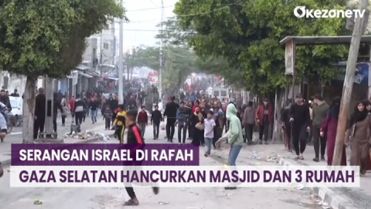 5 Tewas dan Puluhan Terluka akibat Serangan Israel di Rafah, Gaza ...