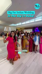 Dreamy Big Fat Indian Wedding on a Boeing 747 in the Sky! ✈️ #PopleyJewellers #DubaiWedding