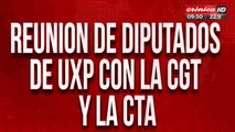 Diputados de Unión por la Patria se reúnen con la CGT y la CTA