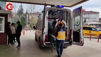 Yangını söndürmek için fabrika çatısına çıkan işçi düştü!