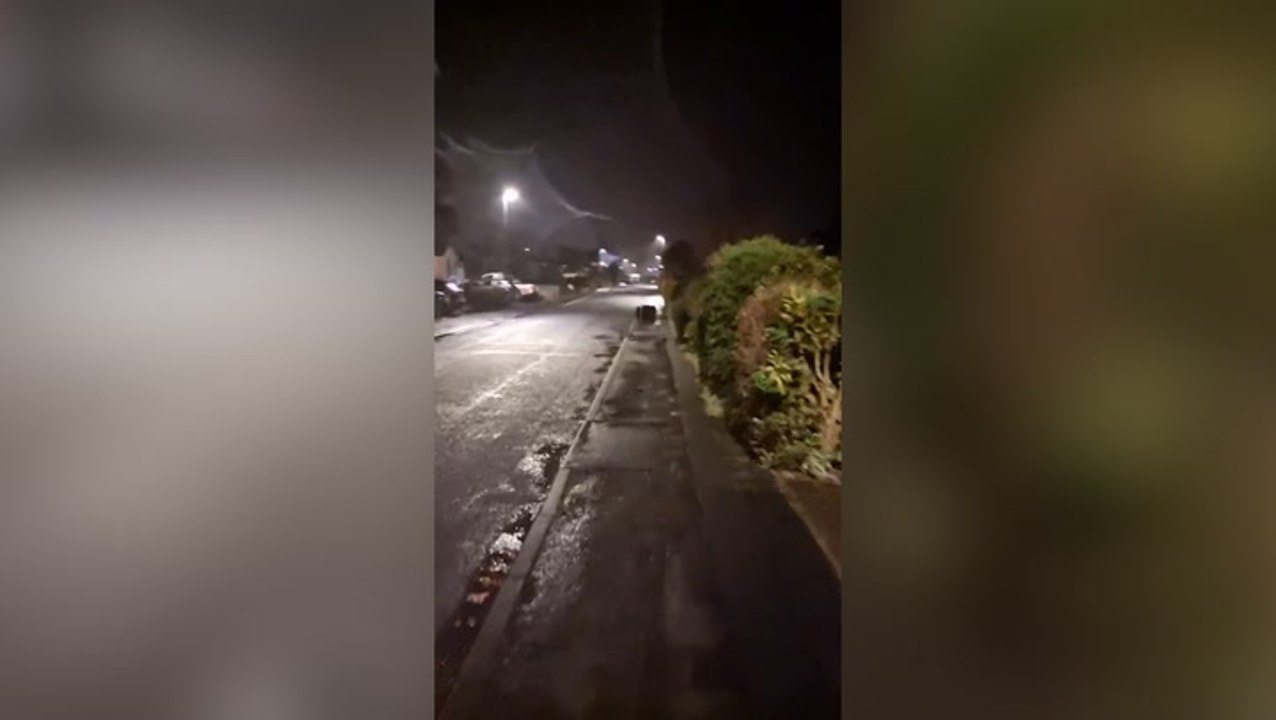 Storm Pia: Watch 80mph winds batter Britain as travel warnings issued