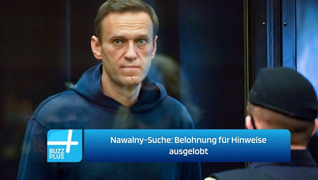 Nawalny-Suche: Belohnung für Hinweise ausgelobt