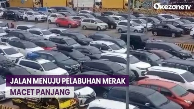 Penumpang Kapal Keluhkan Macet Panjang di Jalur Menuju Pelabuhan Merak Imbas Kelangkaan Solar