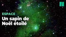 La Nasa a trouvé un amas d’étoiles en forme de « sapin de noël » dans l’espace