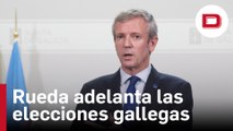 Rueda adelanta las elecciones en Galicia que serán el 18 de febrero