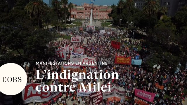 En Argentine, la première manifestation contre Javier Milei et la dérégulation de l'économie