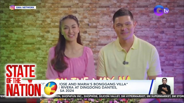 Sitcom na Jose and Maria's Bonggang Villa nina Marian Rivera at Dingdong Dantes, magbabalik sa 2024 | SONA