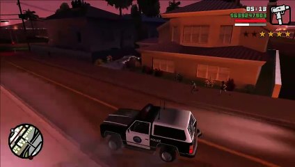 gta sa polislerden kaçış