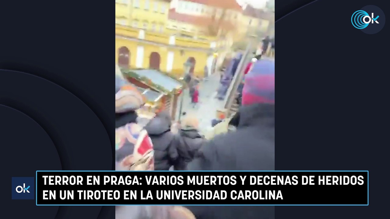 Terror en Praga: varios muertos y decenas de heridos en un tiroteo en la Universidad Carolina