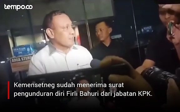 Firli Bahuri Mundur dari KPK, Suratnya Sudah Diterima Kemensetneg