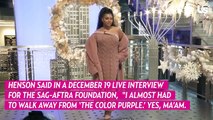 Taraji P. Henson Almost Left ‘The Color Purple’ Due to Pay Disparity