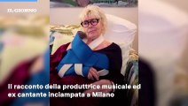 Caterina Caselli cade in galleria Vittorio Emanuele e si rompe un braccio
