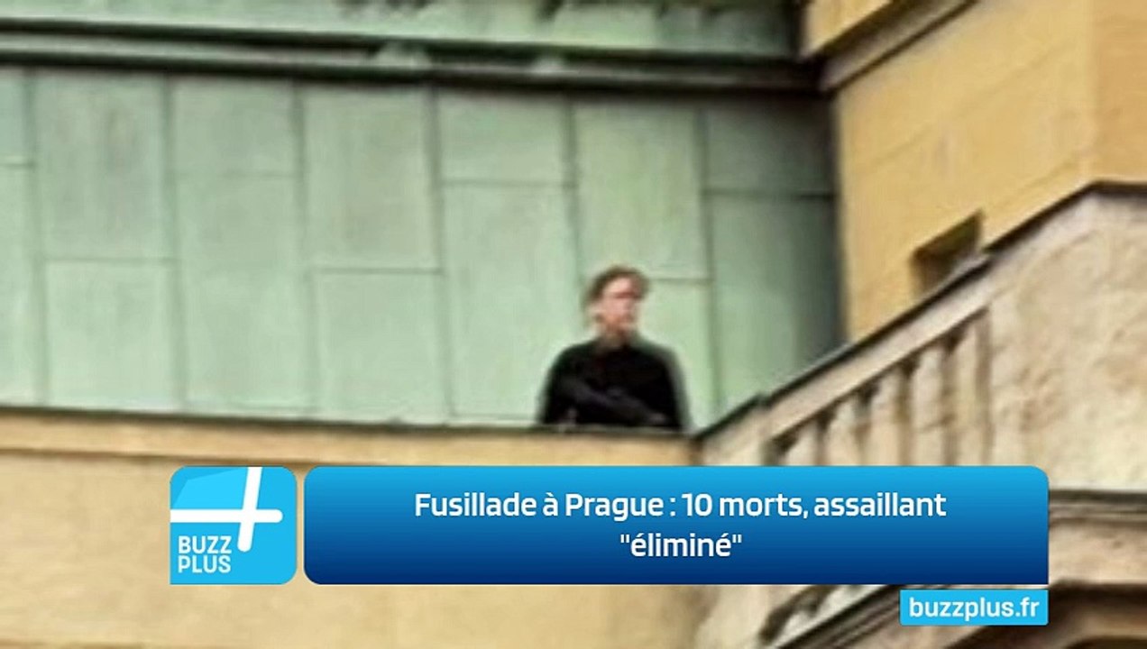 Fusillade à Prague : 10 morts, assaillant "éliminé" - video Dailymotion