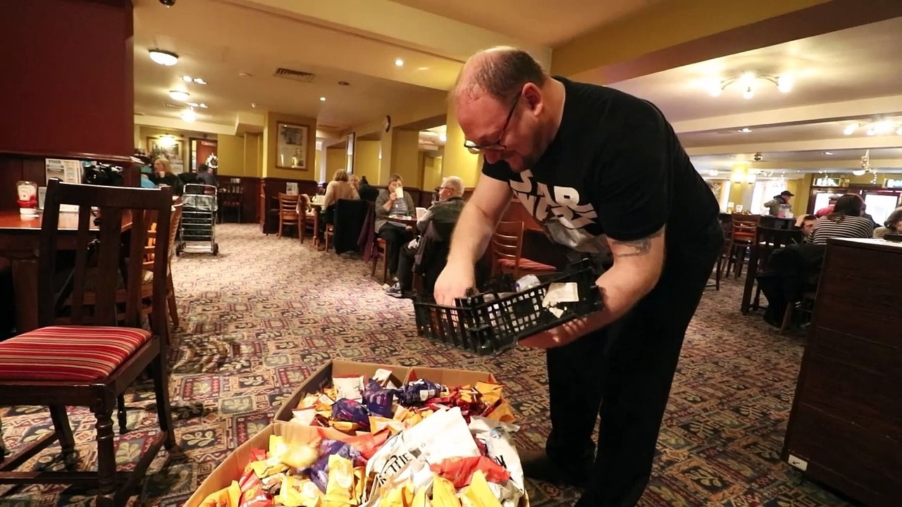 Wetherspoons The Game homeless food drive video Dailymotion