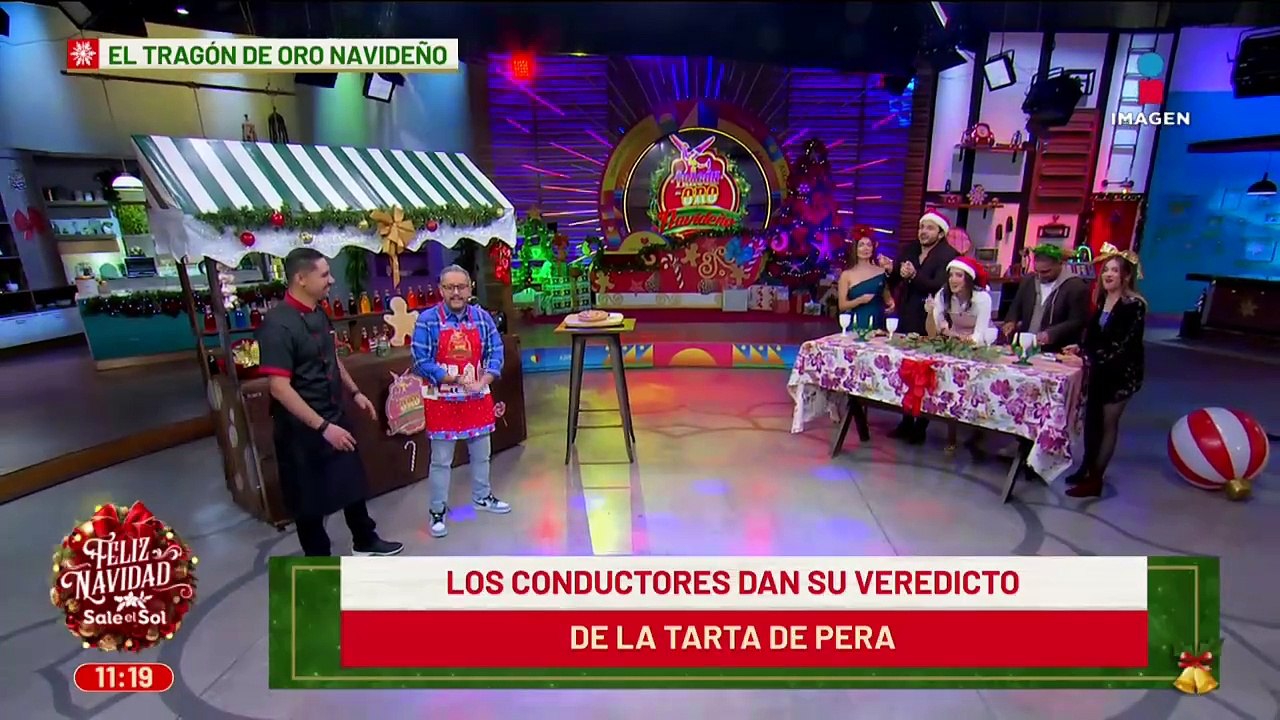 Conoce la tarta de pera Roberto Álvarez en "El Tragón de Oro Navideño"