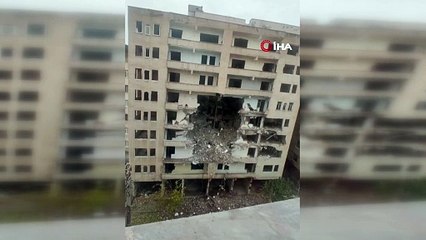 Koca bina korna sesiyle yerle bir oldu