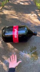 Breaking glass bottles ⚠️ Crushing Crunchy