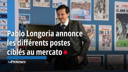 Latéral gauche, ailier droit... Pablo Longoria détaille les postes ciblés au mercato