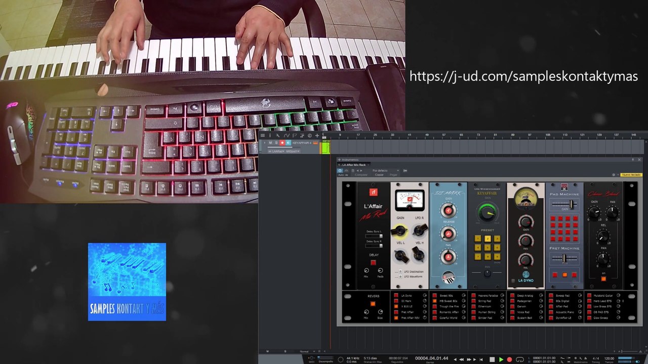 KEY AFFAIR 4 Vst - "L'Affair Rack" - Electric Pianos, Pads, Guitar, Piano y más
