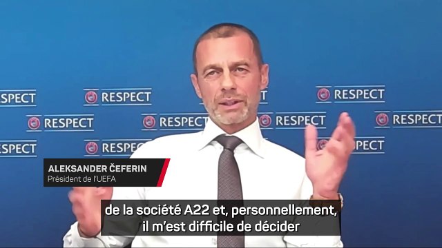 Čeferin se moque de cette compétition à deux clubs