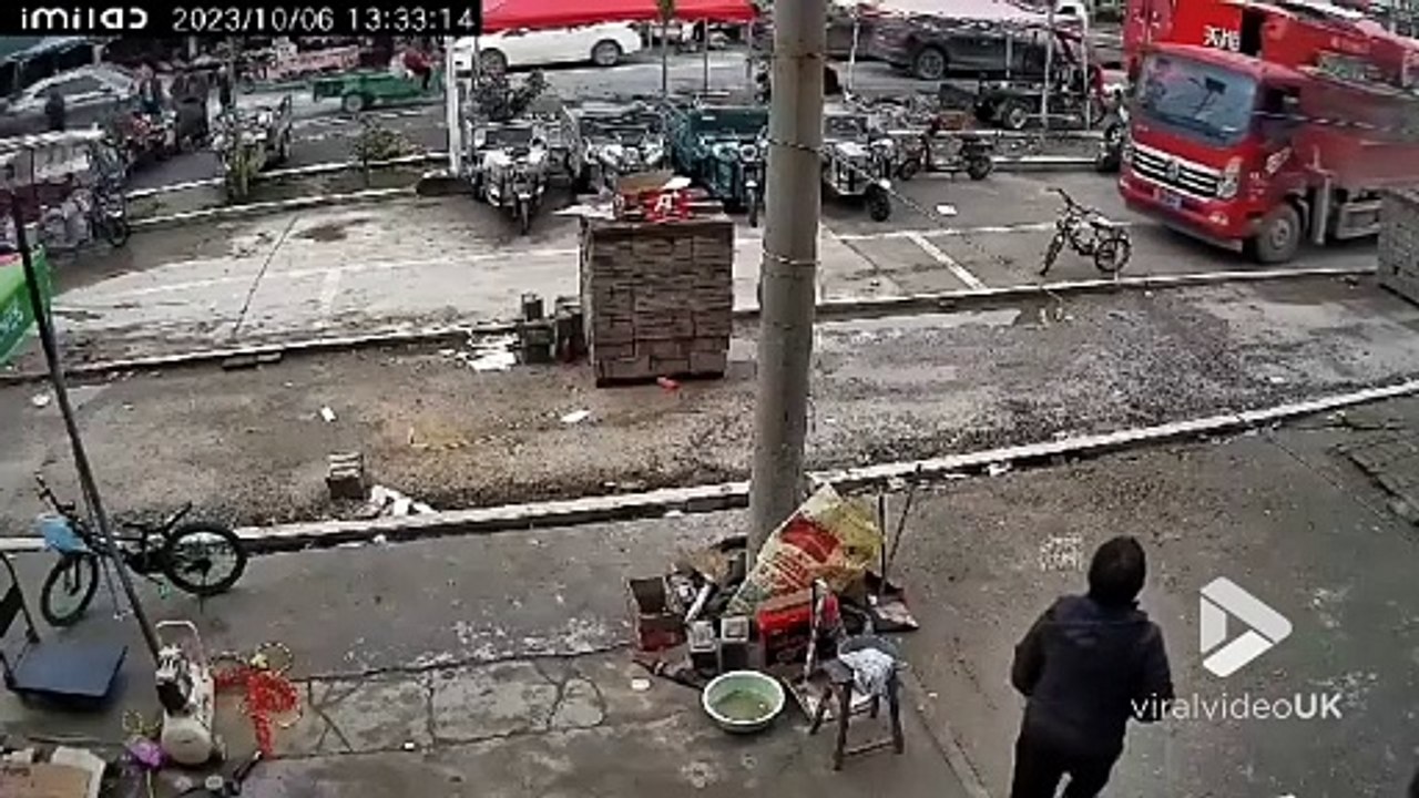 Sauver son vélo d'un camion