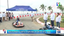 Abinader inaugura nuevo tramo remodelado en Malecón de SD | Primera Emisión SIN