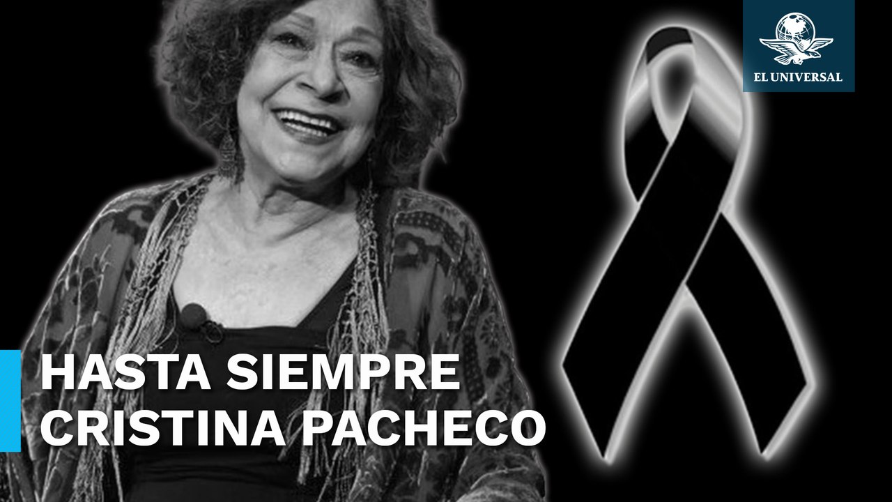 Muere Cristina Pacheco, conductora de "Aquí nos tocó vivir"
