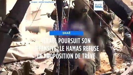 Isräel multiplie les frappes dans la bande de Gaza, le Hamas refuse la proposition de trève