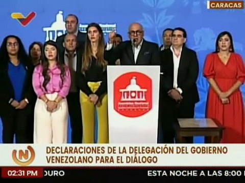 Dip. Jorge Rodríguez: Agradecemos al Reino de Catar que fueron anfitriones en encuentros de acuerdo