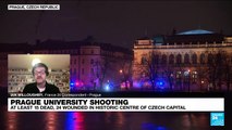At least 15 dead, including gunman, after university shooting in central Prague