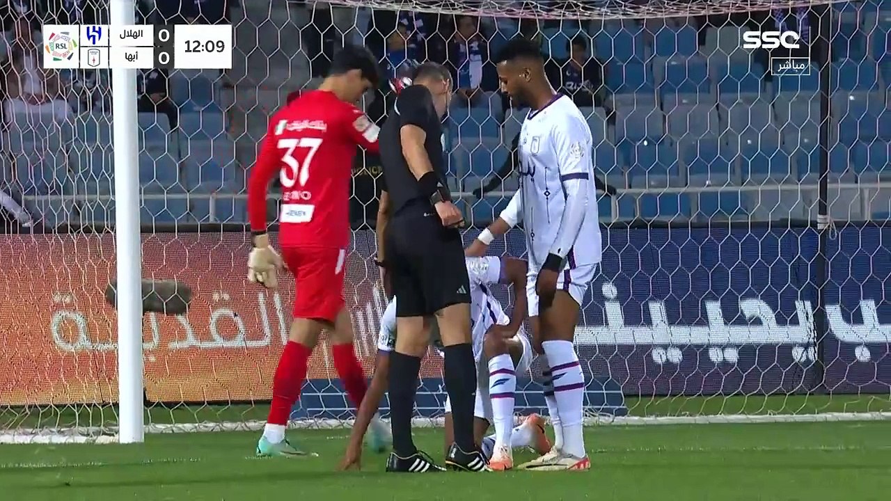 دوري روشن السعودي  الهلال _ أبها الاسبوع 18 الشوط الاول 2023-12-21