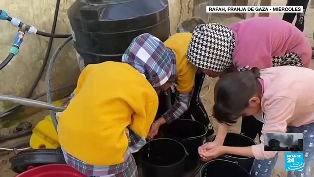 Agua potable regresa a Rafah gracias a plantas desalinizadoras en Egipto