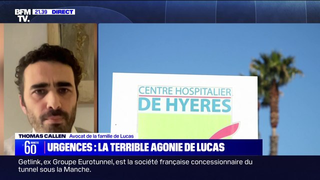 Lucas a vécu un supplice hospitalier qui a duré 10 heures : L'avocat du jeune homme de 25 ans, mort aux urgences après de nombreux dysfonctionnements dans sa prise en charge, s'exprime sur BFMTV