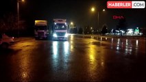 Antalya karayolunda kar nedeniyle TIR ve kamyon geçişine izin verilmiyor