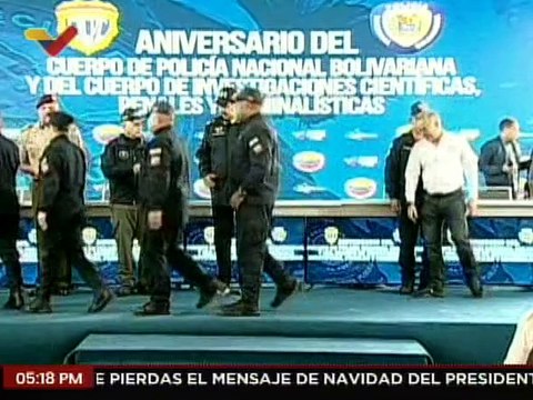 Pdte. Nicolás Maduro entrega ascensos a funcionarios de la Policía Nacional Bolivariana