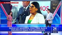 Congreso: proponen endurecer penas por difamación con hasta 5 años de cárcel