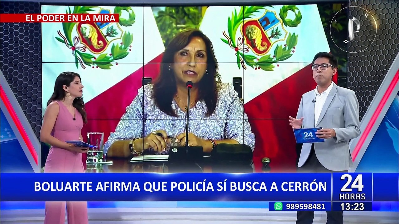Dina Boluarte sobre Vladimir Cerrón: “supongo que hay dentro de la PNP” quienes protegen a prófugos