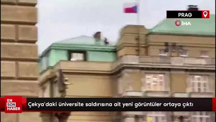 Çekya’daki üniversite saldırısına ait yeni görüntüler ortaya çıktı
