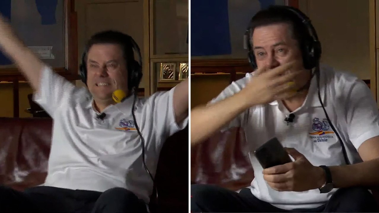 La reacción de Roncero al gol de Lucas Vázquez...