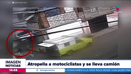 ¡Camión se impacta contra una vivienda!