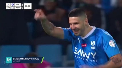 Milinkovic-Savic hits hat-trick as Al Hilal demolish Abha