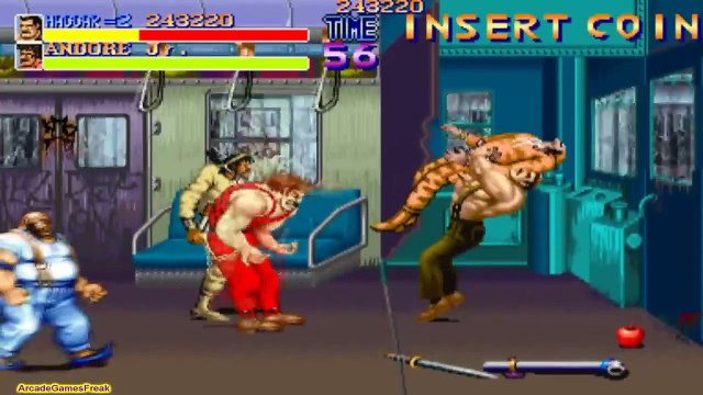 Final Fight (Arcade) Haggar - gameplay playthrough