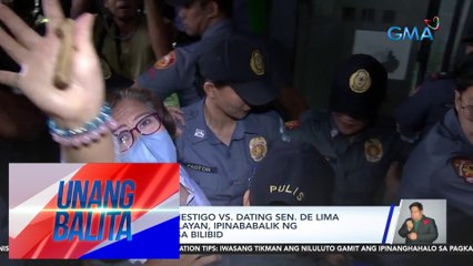 11 inmate na tumestigo vs. dating Sen. De Lima at inilipat sa sablayan, ipinababalik ng Muntinlupa RTC sa bilibid | UB