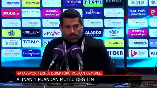 Volkan Demirel, Ankaragücü maçı sonrası konuştu: 1 puandan dolayı mutlu değilim