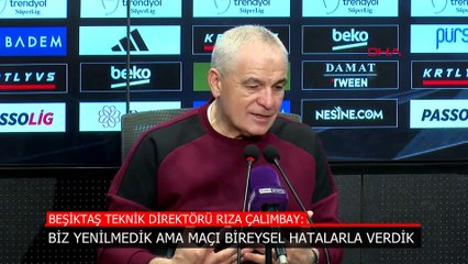 Rıza Çalımbay, Alanyaspor maçı sonrası konuştu: Yenildiğimize inanamıyorum