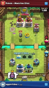 Clash Royale: 22/12 gameplay (Great Teamwork)