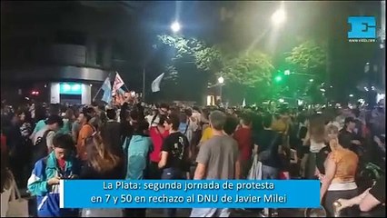 La Plata: segundo día de cacerolazo tras el DNU