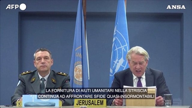 Onu: Insufficienti i passi di Israele su aiuti umanitari a Gaza